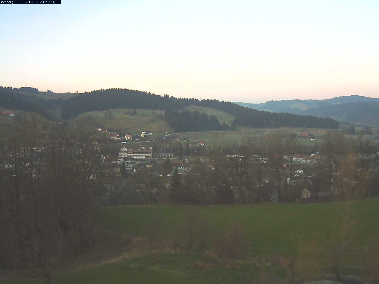 Webcam-Bild: Aussicht vom Dorfberg in Langnau 20120328-071600