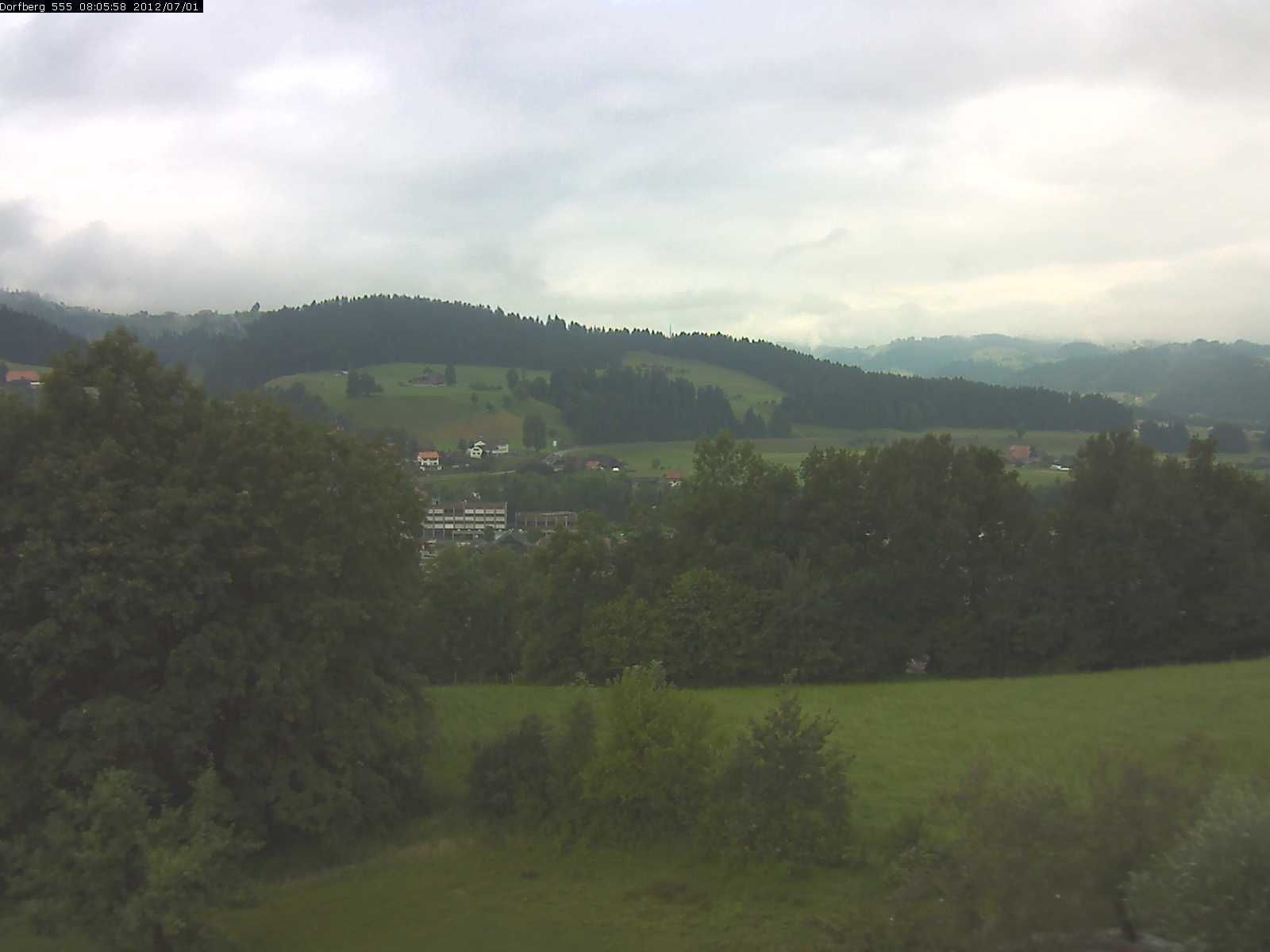 Webcam-Bild: Aussicht vom Dorfberg in Langnau 20120701-080600