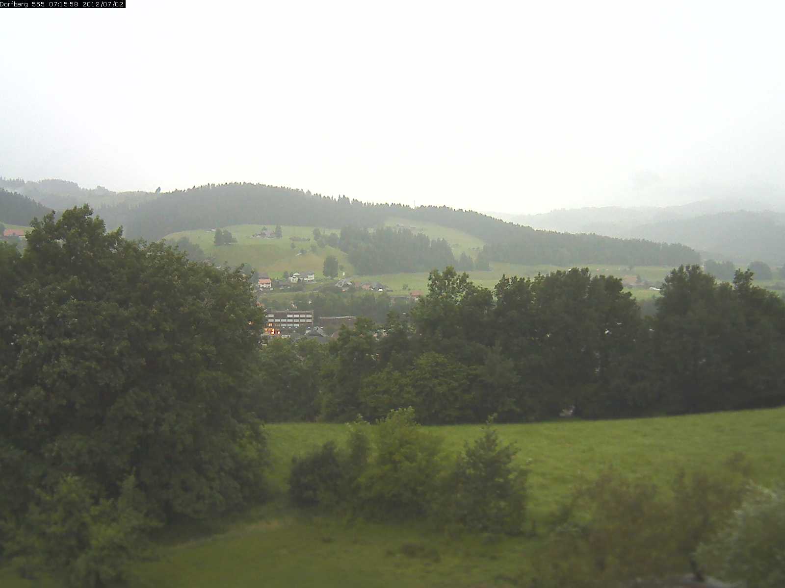 Webcam-Bild: Aussicht vom Dorfberg in Langnau 20120702-071600