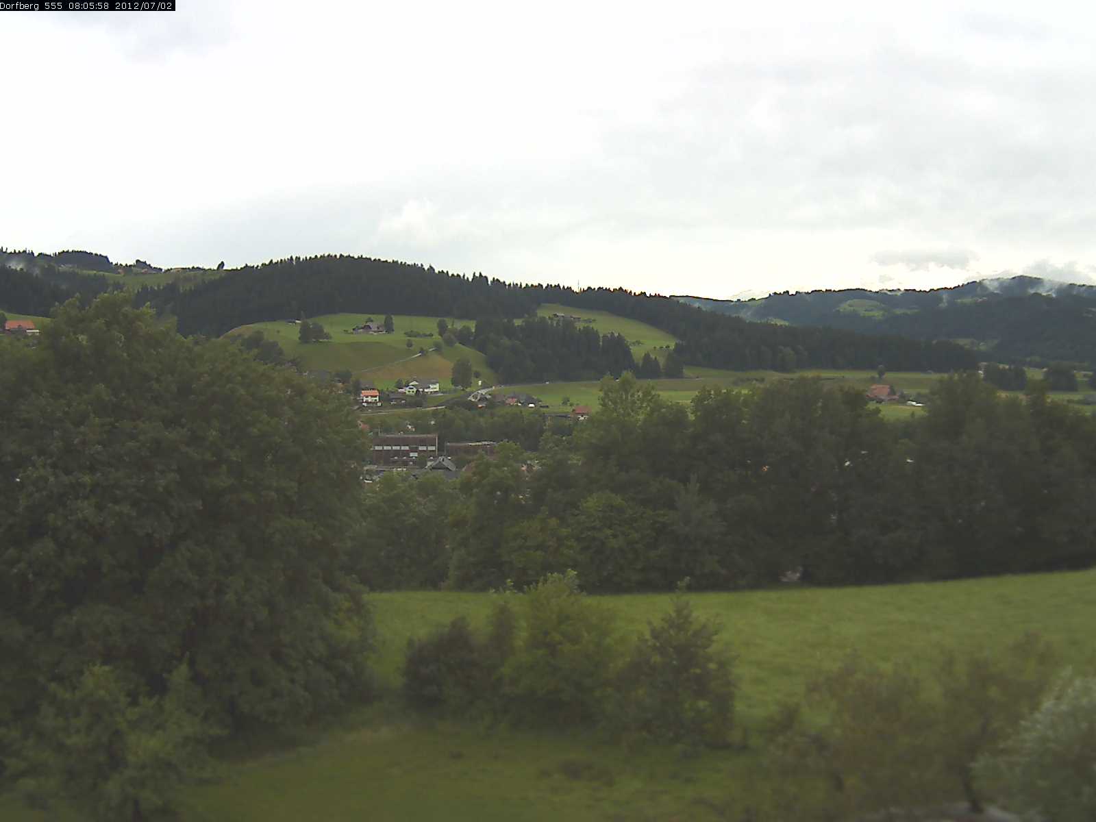 Webcam-Bild: Aussicht vom Dorfberg in Langnau 20120702-080600
