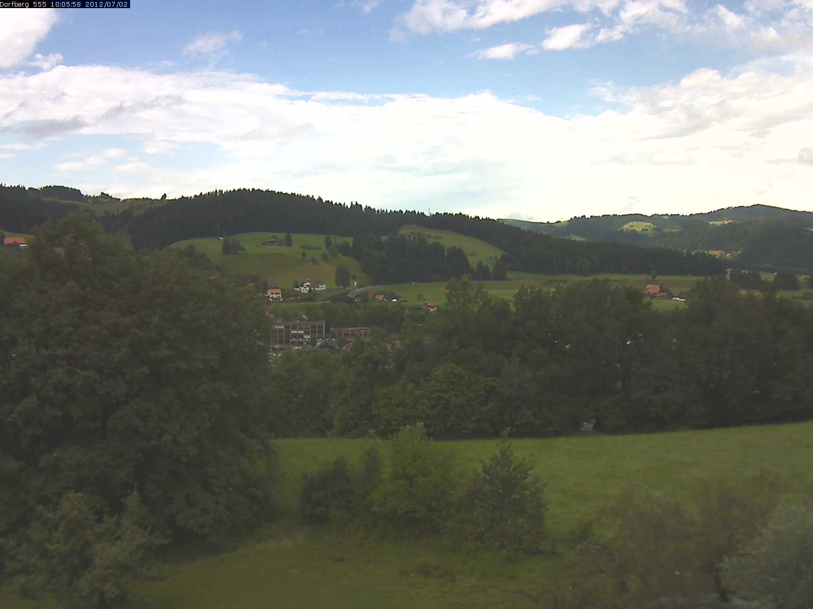 Webcam-Bild: Aussicht vom Dorfberg in Langnau 20120702-100600
