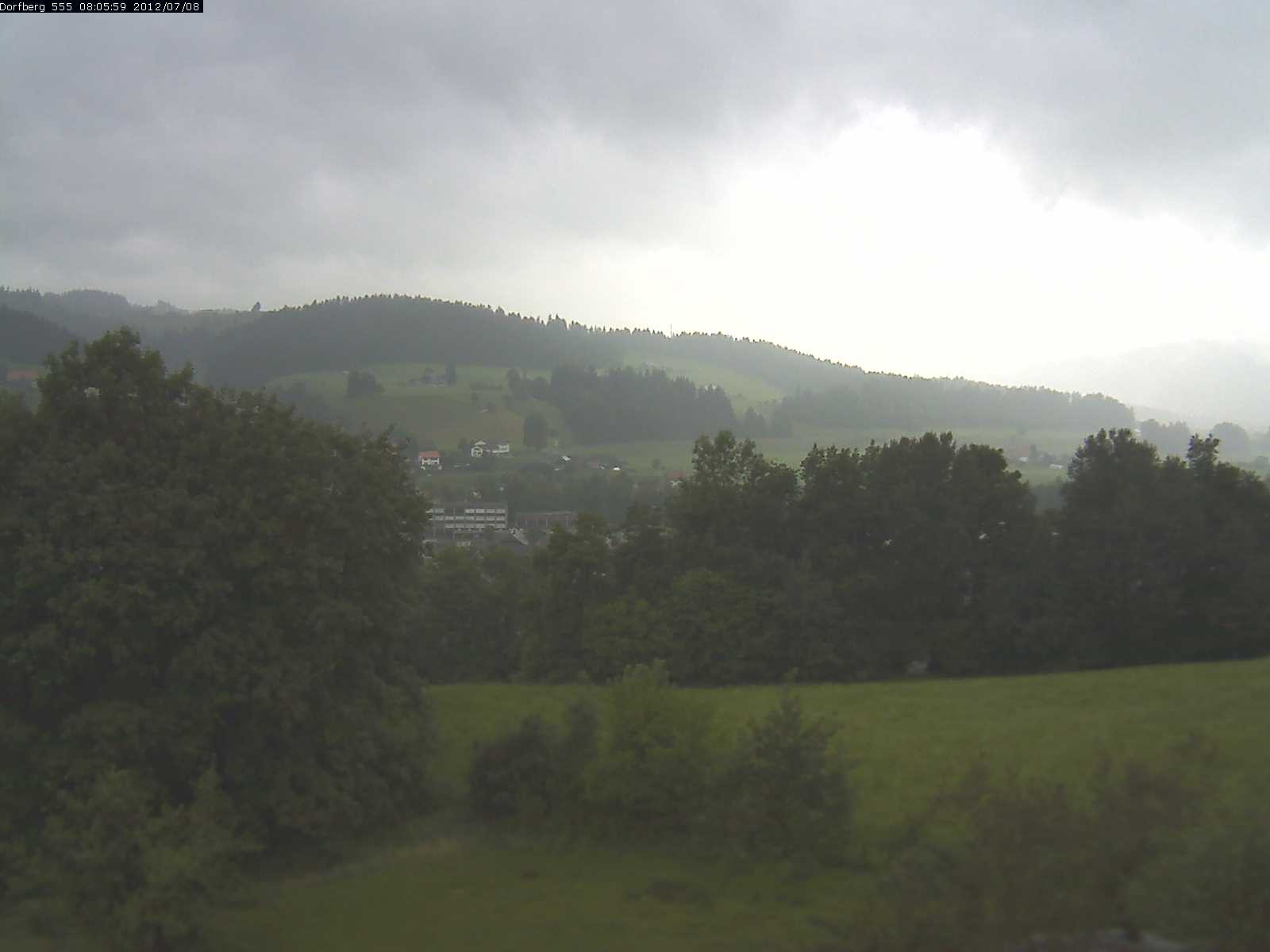 Webcam-Bild: Aussicht vom Dorfberg in Langnau 20120708-080600