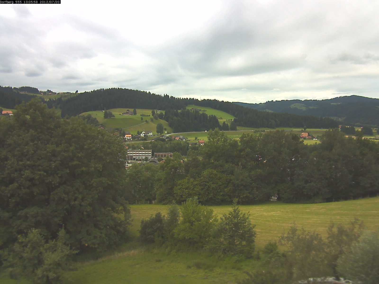 Webcam-Bild: Aussicht vom Dorfberg in Langnau 20120720-100600