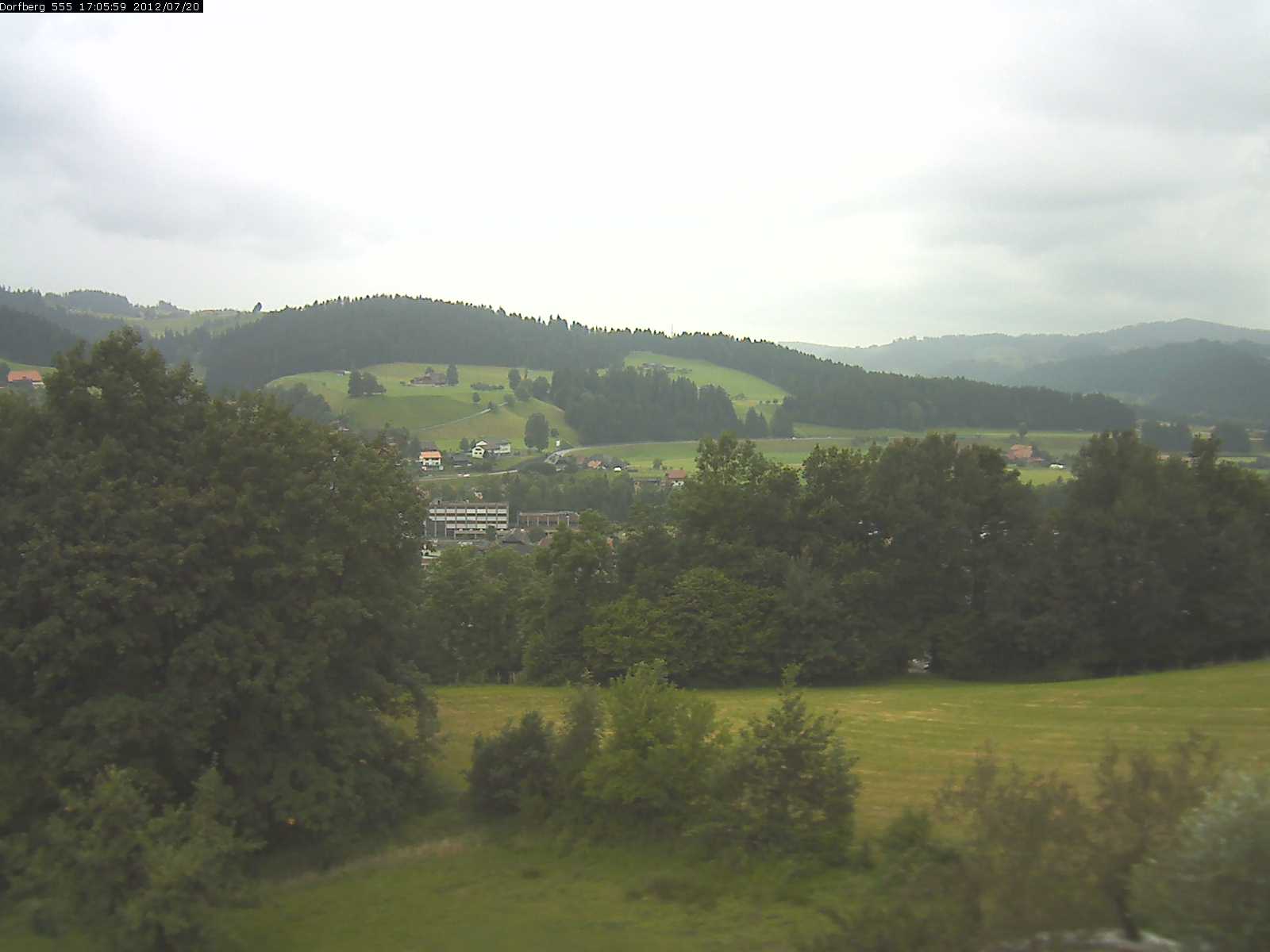 Webcam-Bild: Aussicht vom Dorfberg in Langnau 20120720-170600