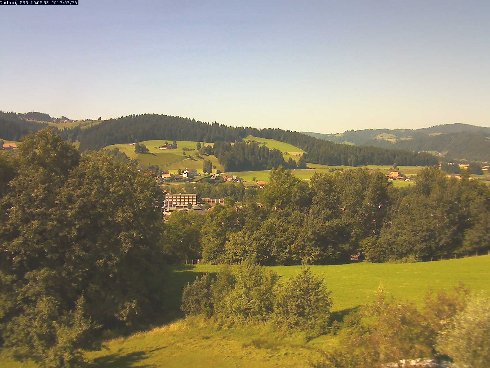 Webcam-Bild: Aussicht vom Dorfberg in Langnau 20120726-100600
