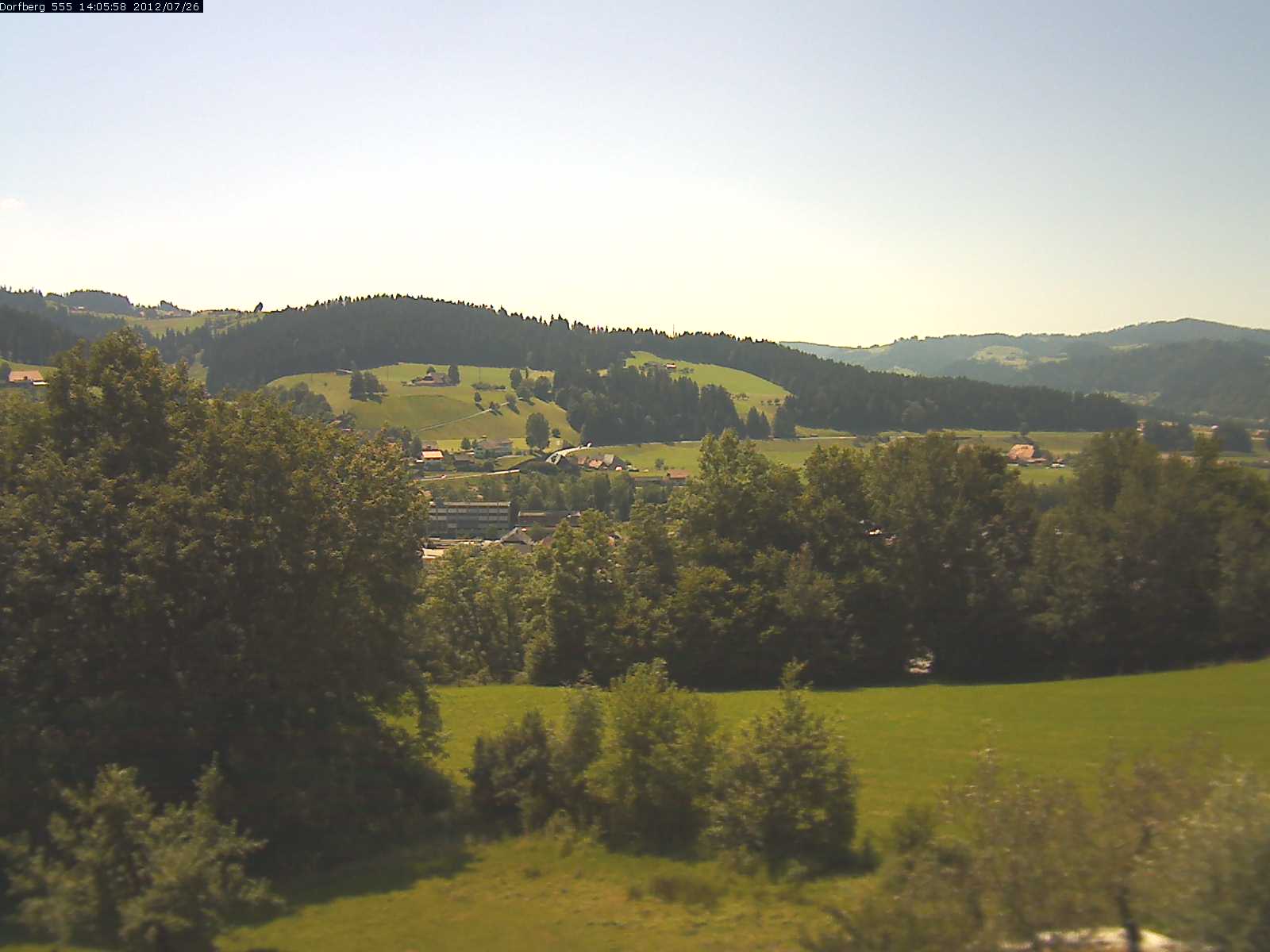 Webcam-Bild: Aussicht vom Dorfberg in Langnau 20120726-140600