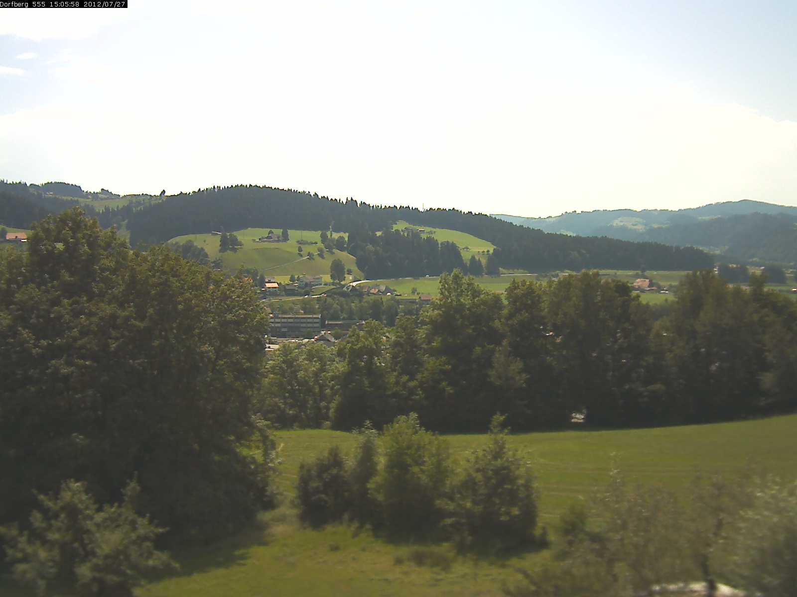 Webcam-Bild: Aussicht vom Dorfberg in Langnau 20120727-150600