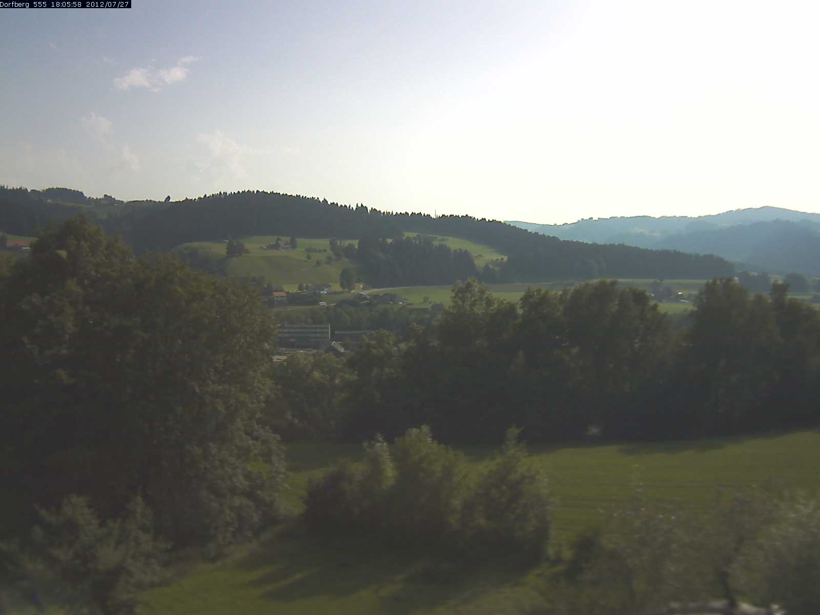 Webcam-Bild: Aussicht vom Dorfberg in Langnau 20120727-180600