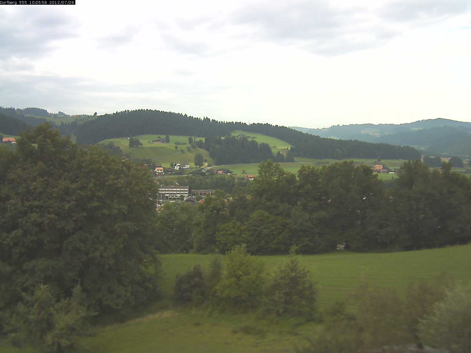 Webcam-Bild: Aussicht vom Dorfberg in Langnau 20120728-100600