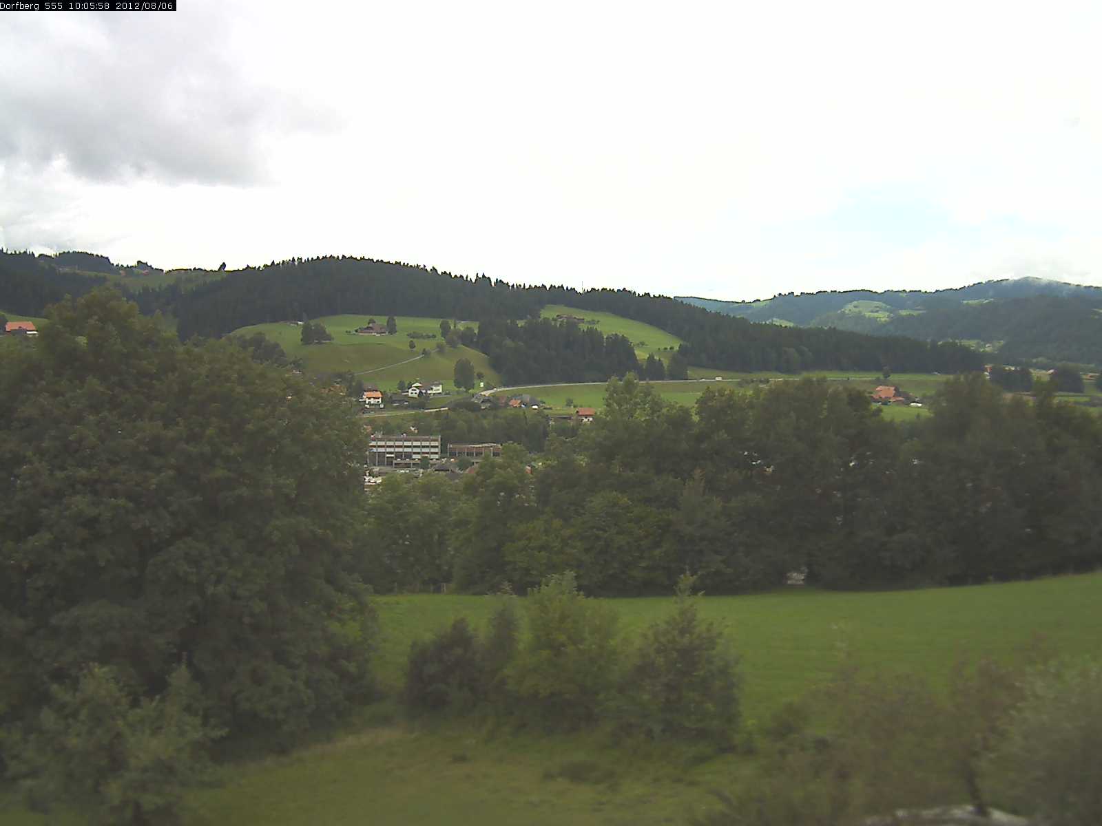 Webcam-Bild: Aussicht vom Dorfberg in Langnau 20120806-100600