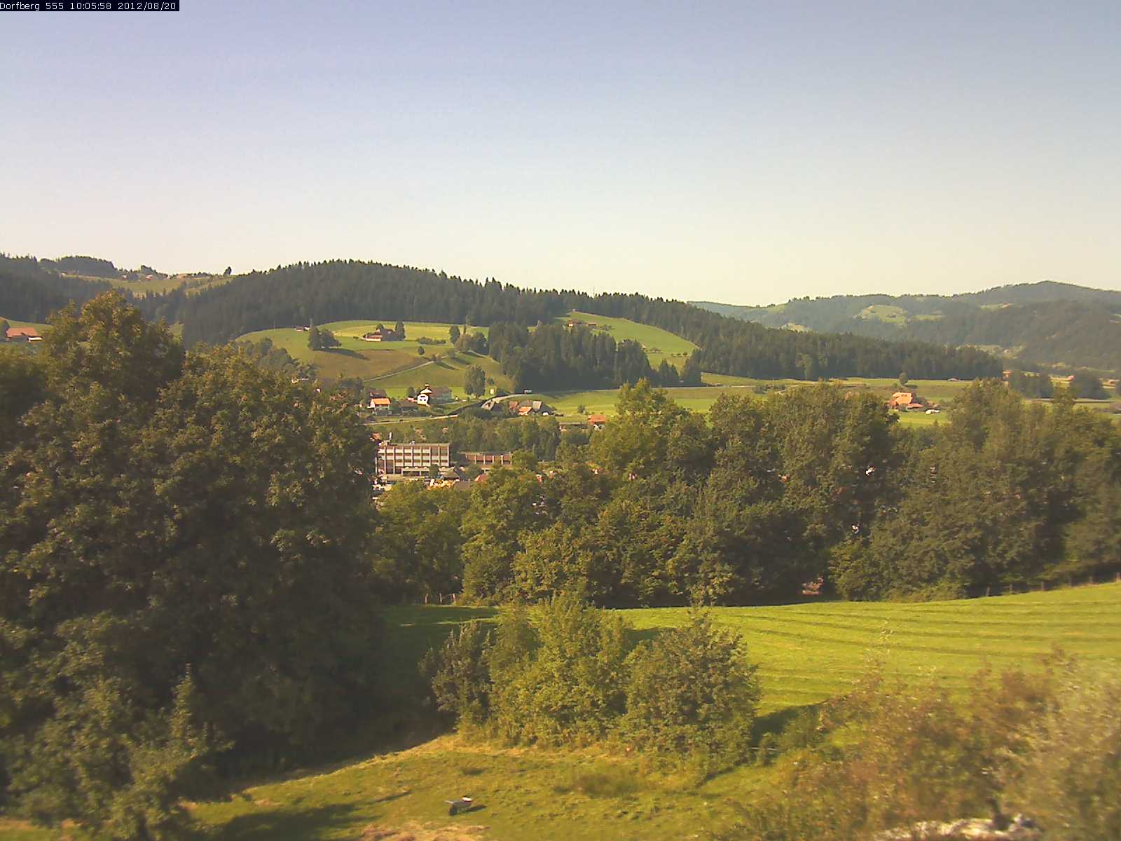 Webcam-Bild: Aussicht vom Dorfberg in Langnau 20120820-100600