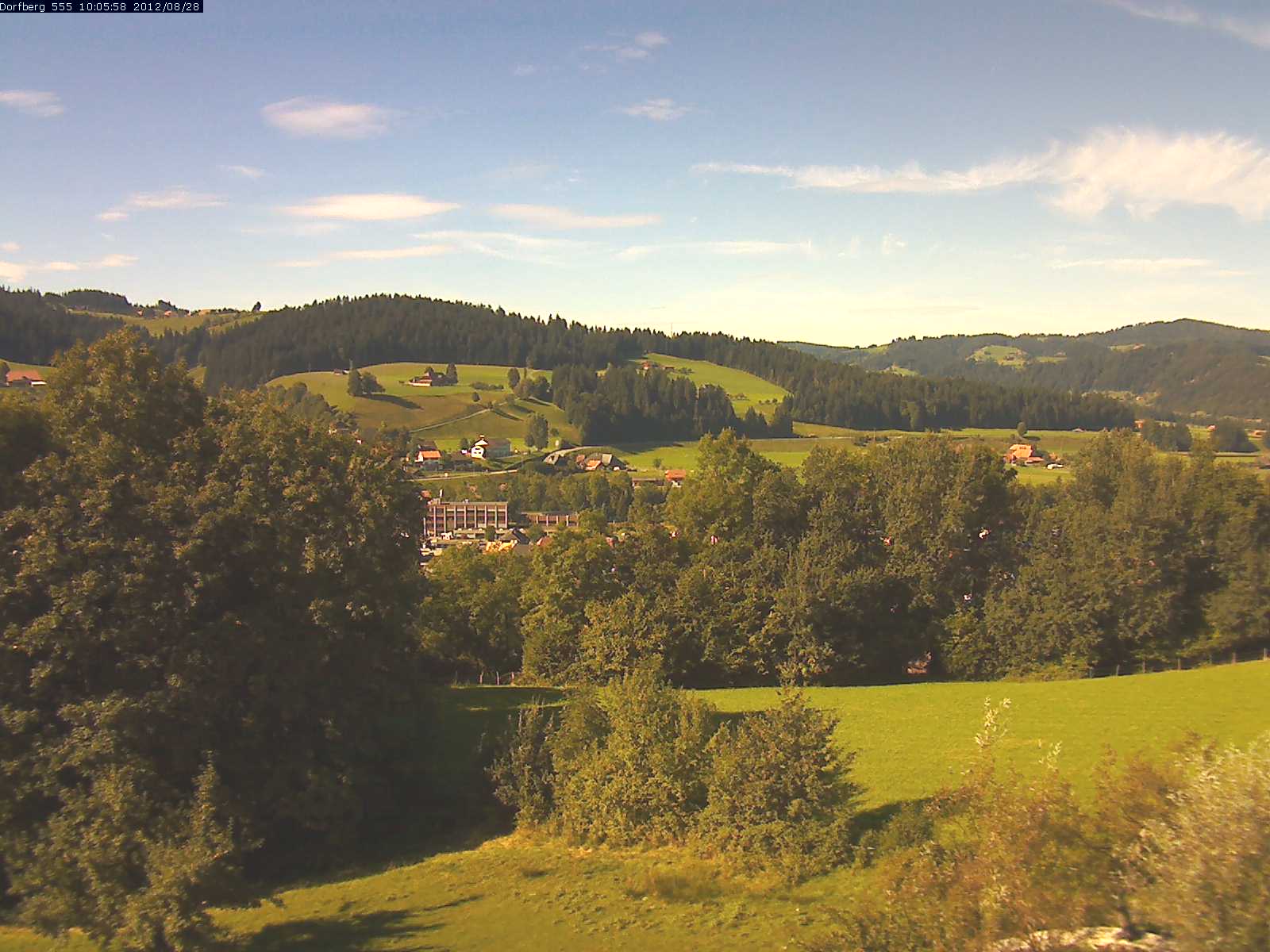 Webcam-Bild: Aussicht vom Dorfberg in Langnau 20120828-100600