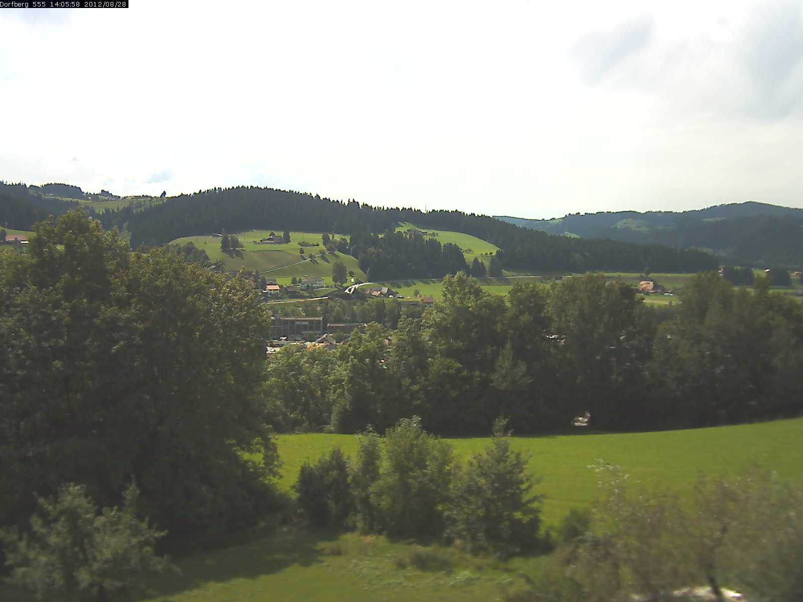 Webcam-Bild: Aussicht vom Dorfberg in Langnau 20120828-140600