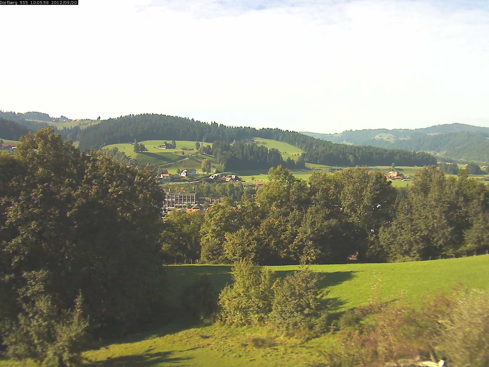 Webcam-Bild: Aussicht vom Dorfberg in Langnau 20120920-100600