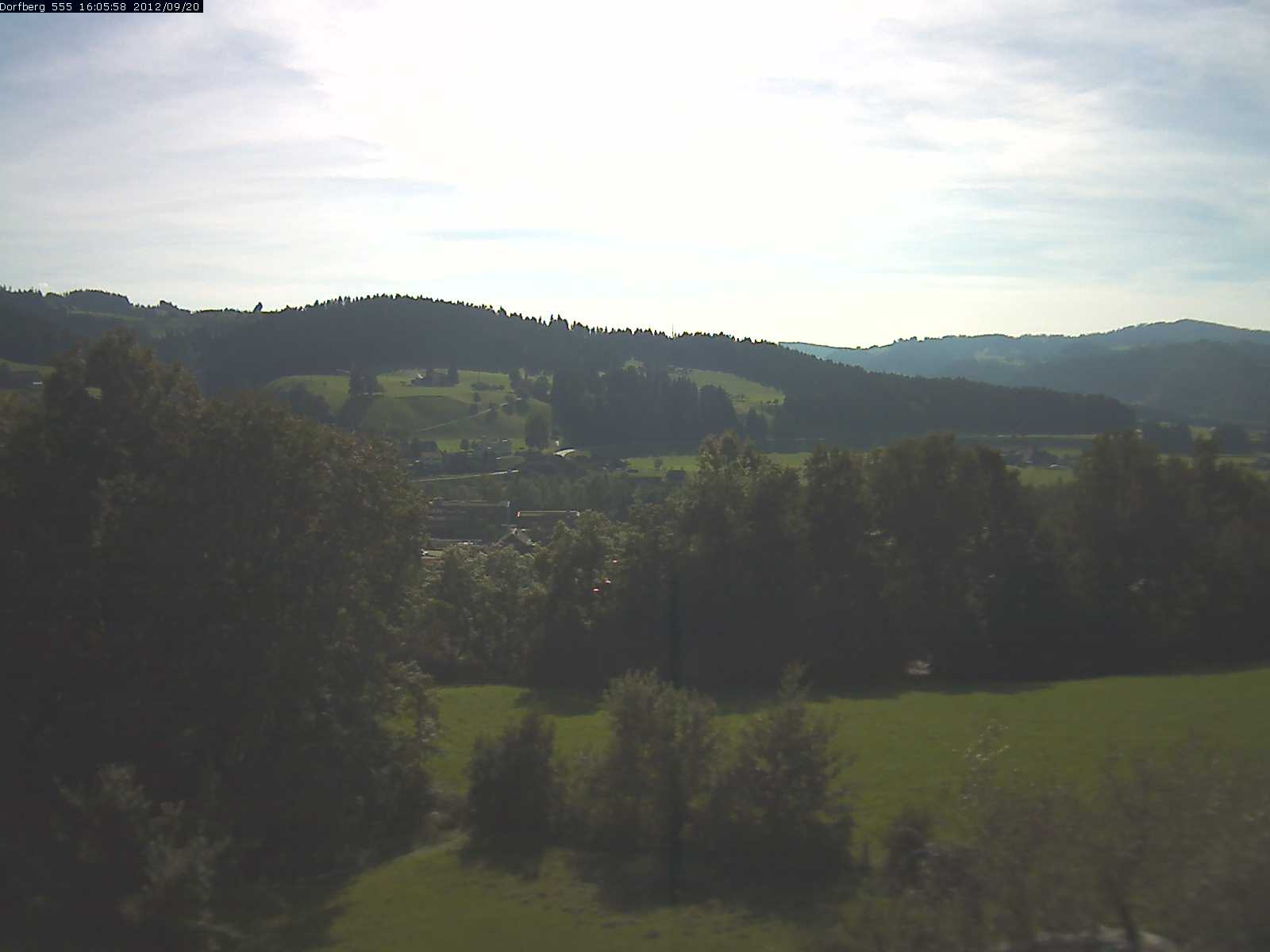 Webcam-Bild: Aussicht vom Dorfberg in Langnau 20120920-160600