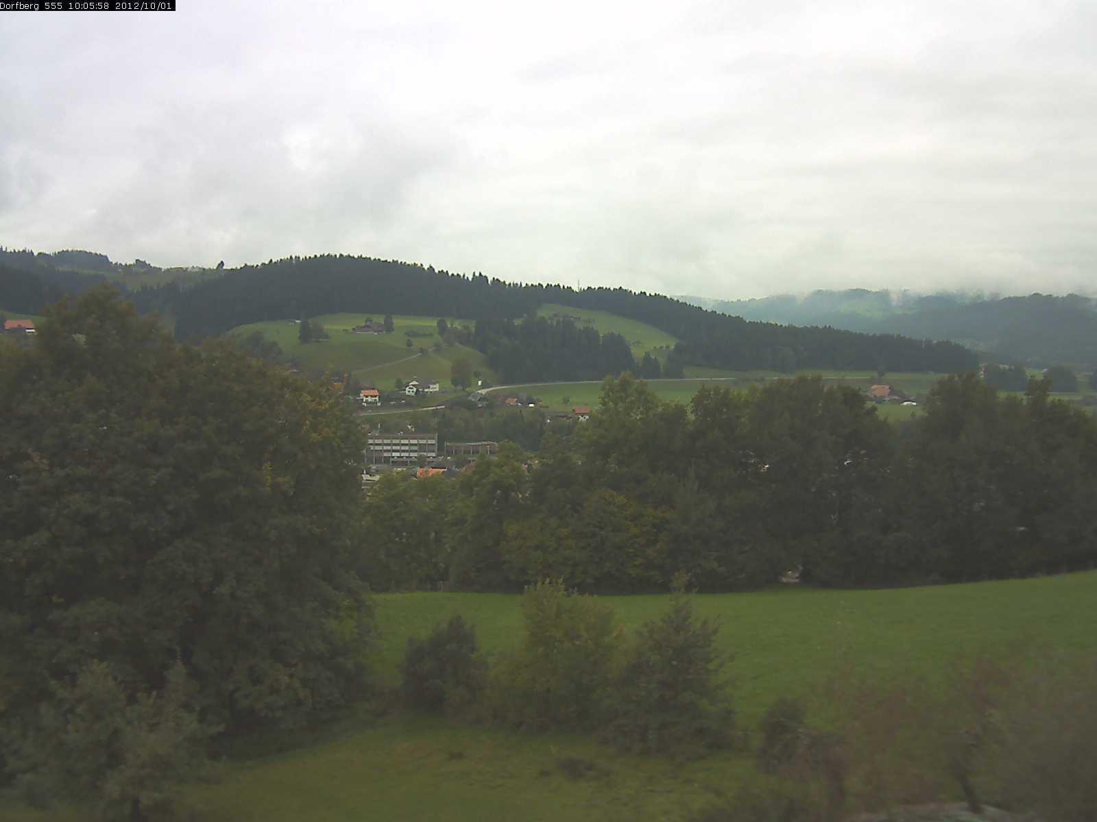 Webcam-Bild: Aussicht vom Dorfberg in Langnau 20121001-100600
