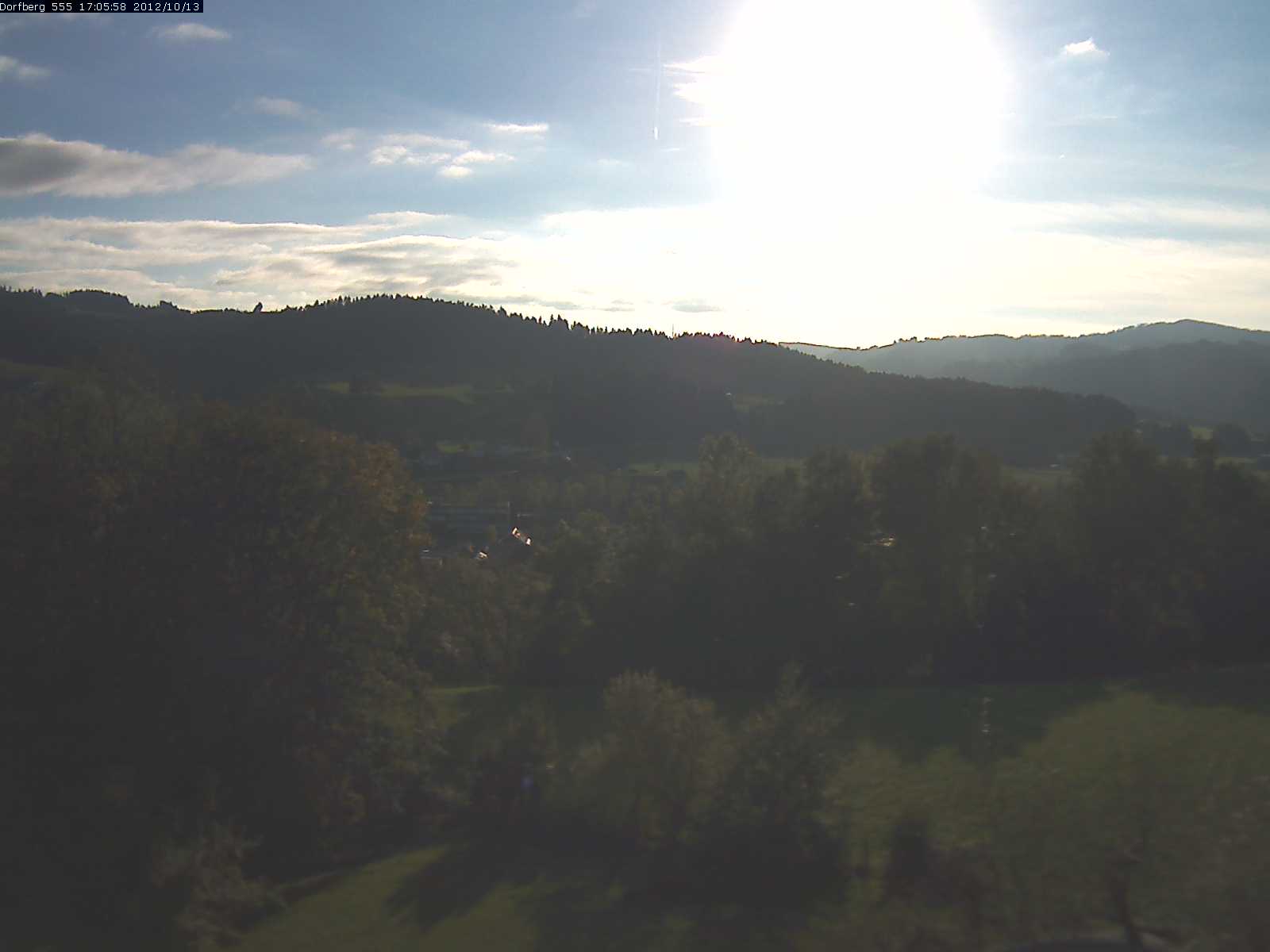 Webcam-Bild: Aussicht vom Dorfberg in Langnau 20121013-170600