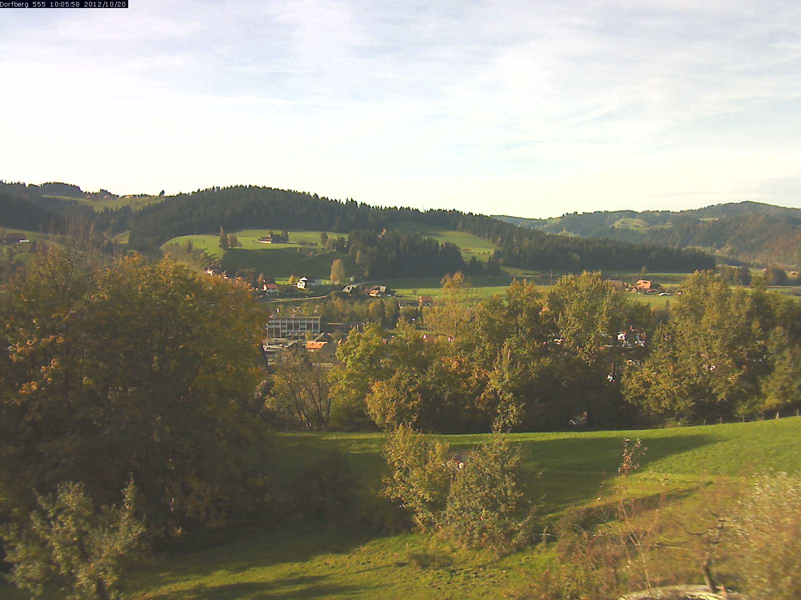 Webcam-Bild: Aussicht vom Dorfberg in Langnau 20121020-100600