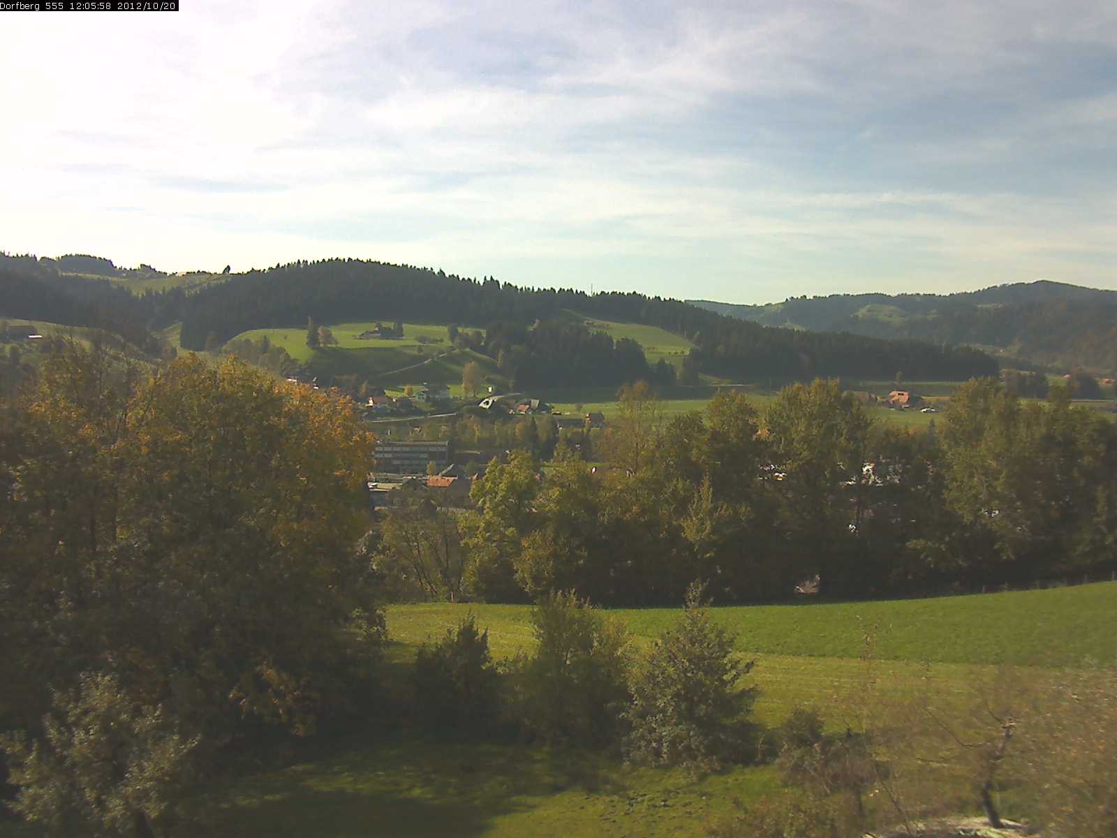 Webcam-Bild: Aussicht vom Dorfberg in Langnau 20121020-120600