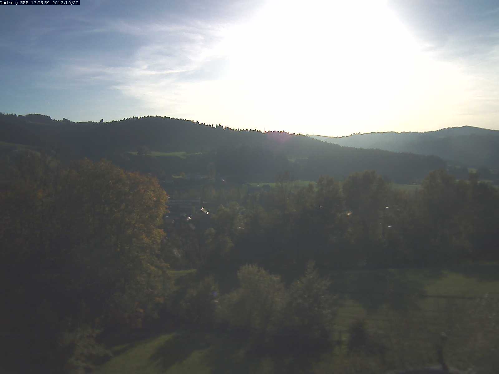 Webcam-Bild: Aussicht vom Dorfberg in Langnau 20121020-170600