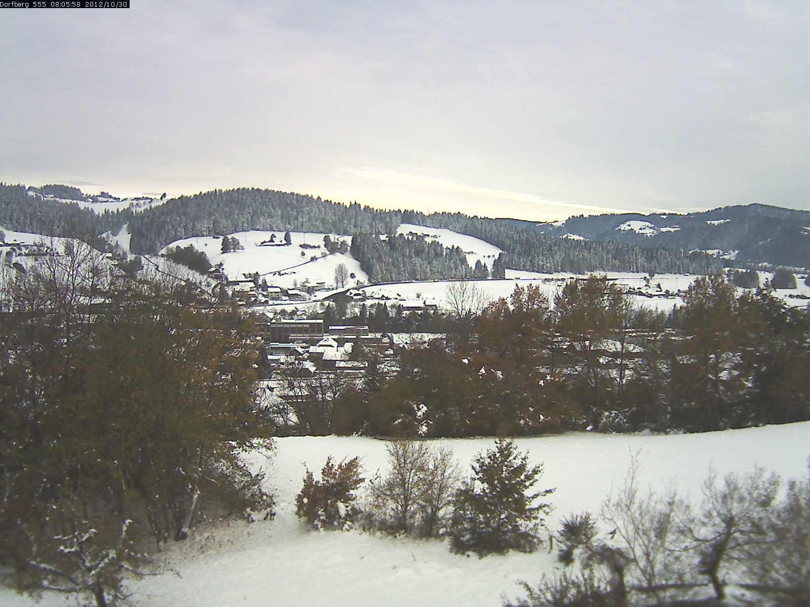 Webcam-Bild: Aussicht vom Dorfberg in Langnau 20121030-080600