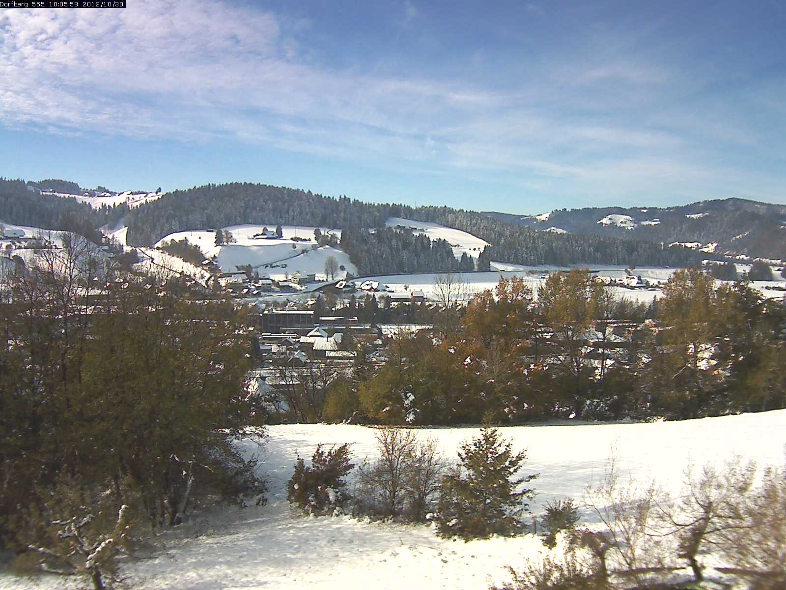 Webcam-Bild: Aussicht vom Dorfberg in Langnau 20121030-100600