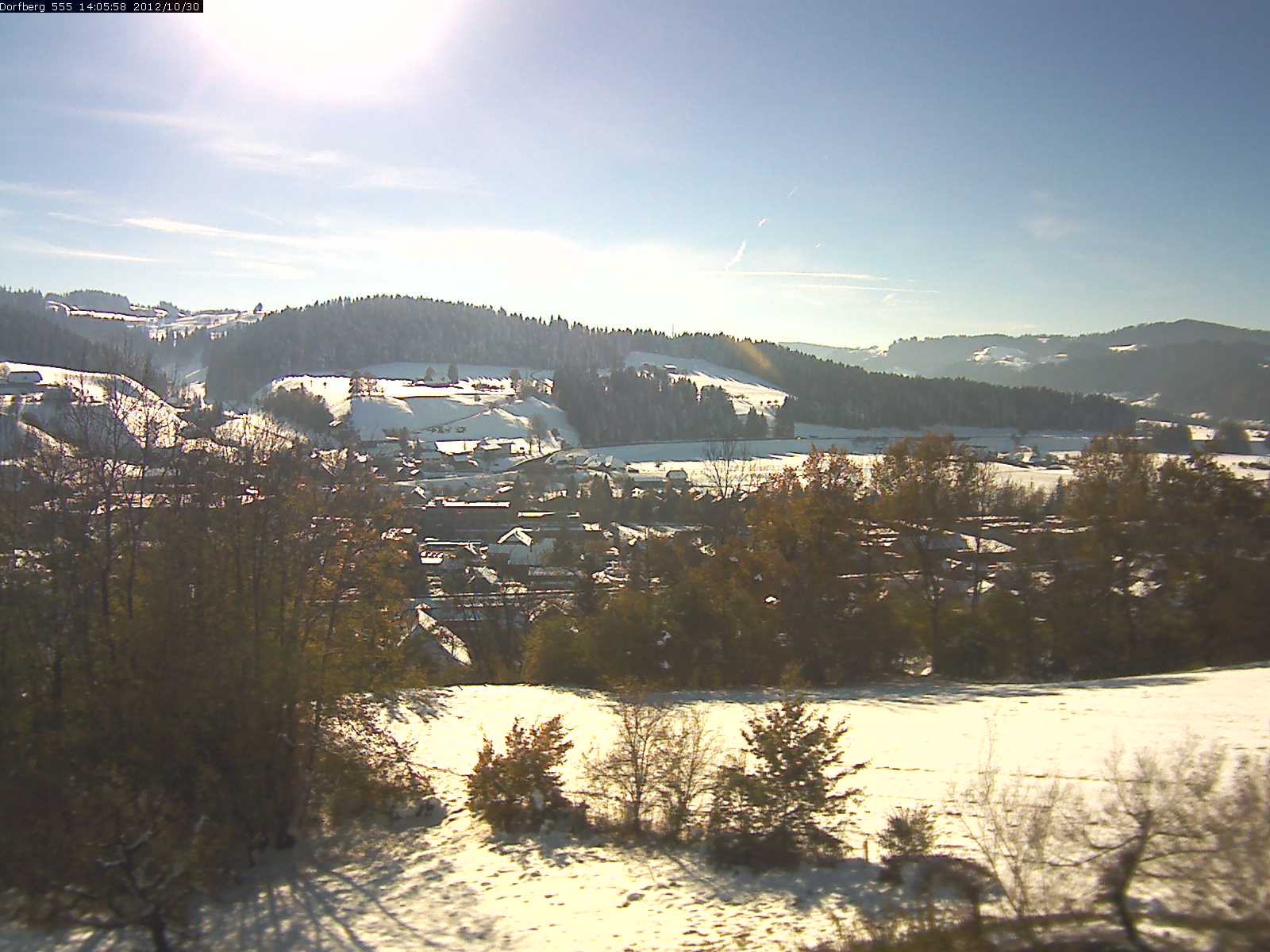 Webcam-Bild: Aussicht vom Dorfberg in Langnau 20121030-140600