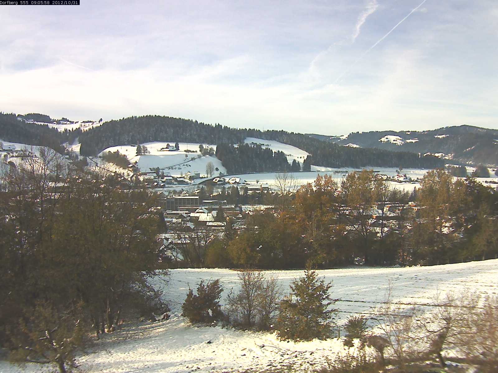 Webcam-Bild: Aussicht vom Dorfberg in Langnau 20121031-090600