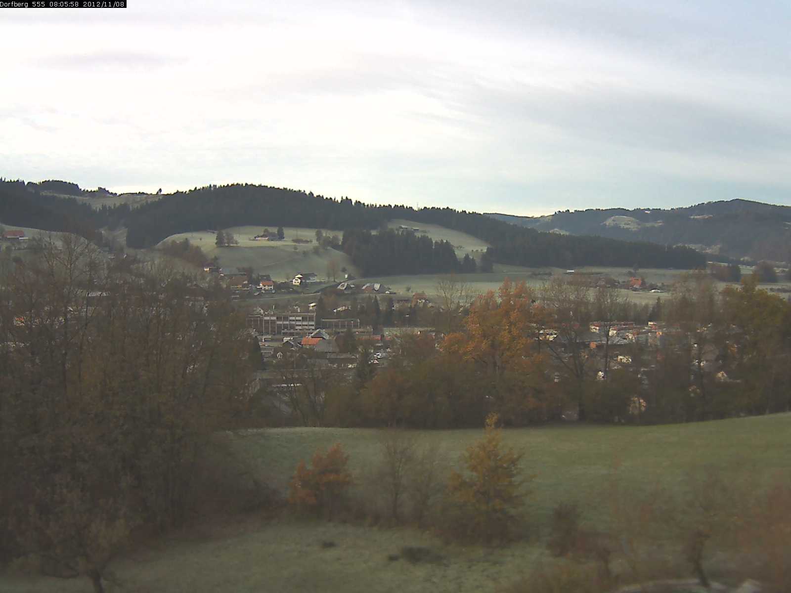 Webcam-Bild: Aussicht vom Dorfberg in Langnau 20121108-080600