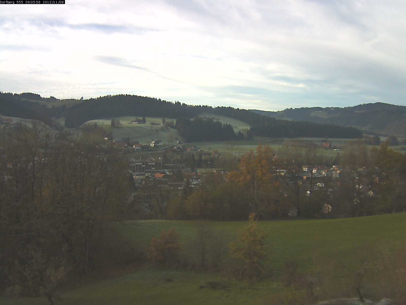 Webcam-Bild: Aussicht vom Dorfberg in Langnau 20121108-090600