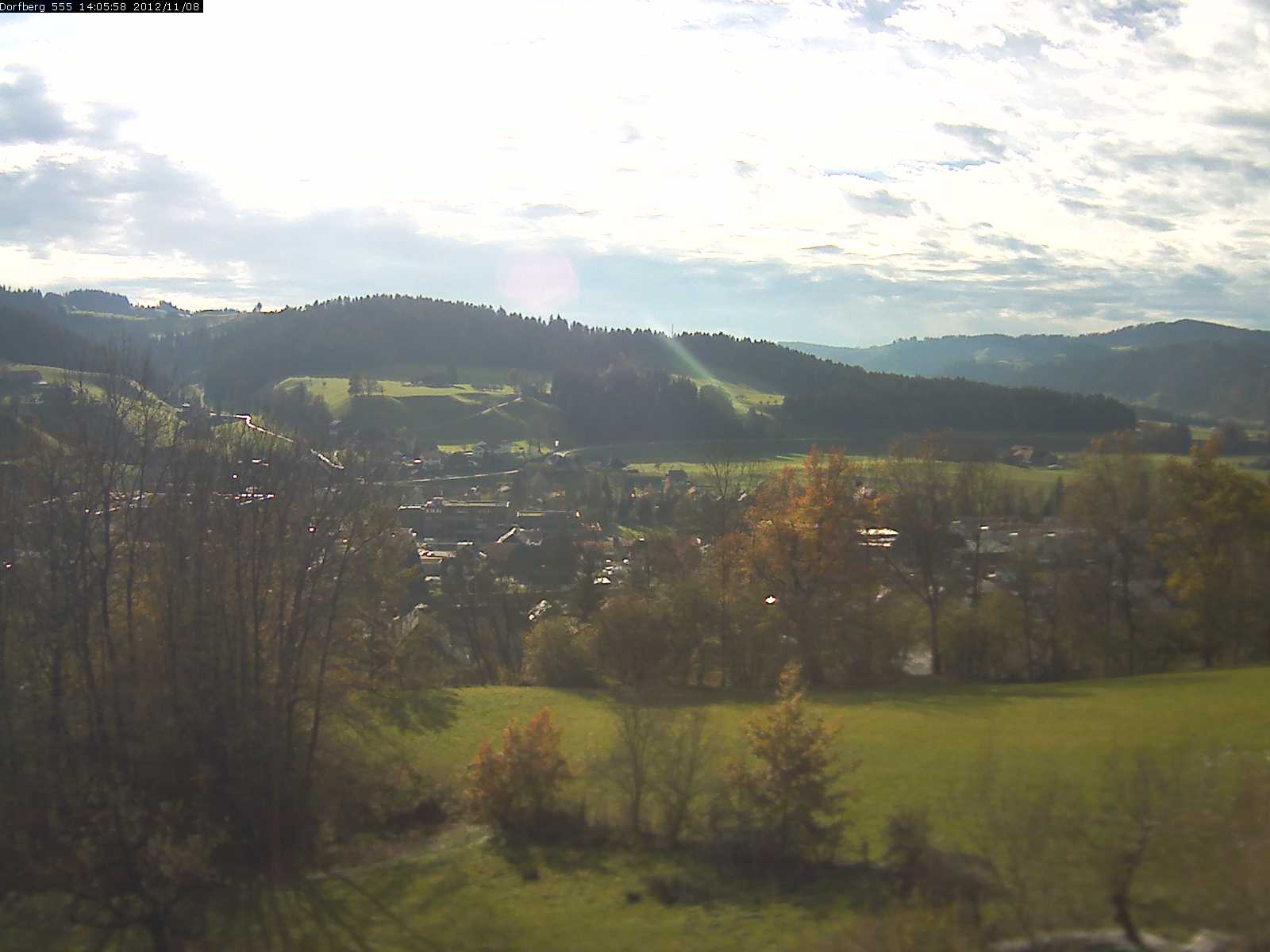 Webcam-Bild: Aussicht vom Dorfberg in Langnau 20121108-140600