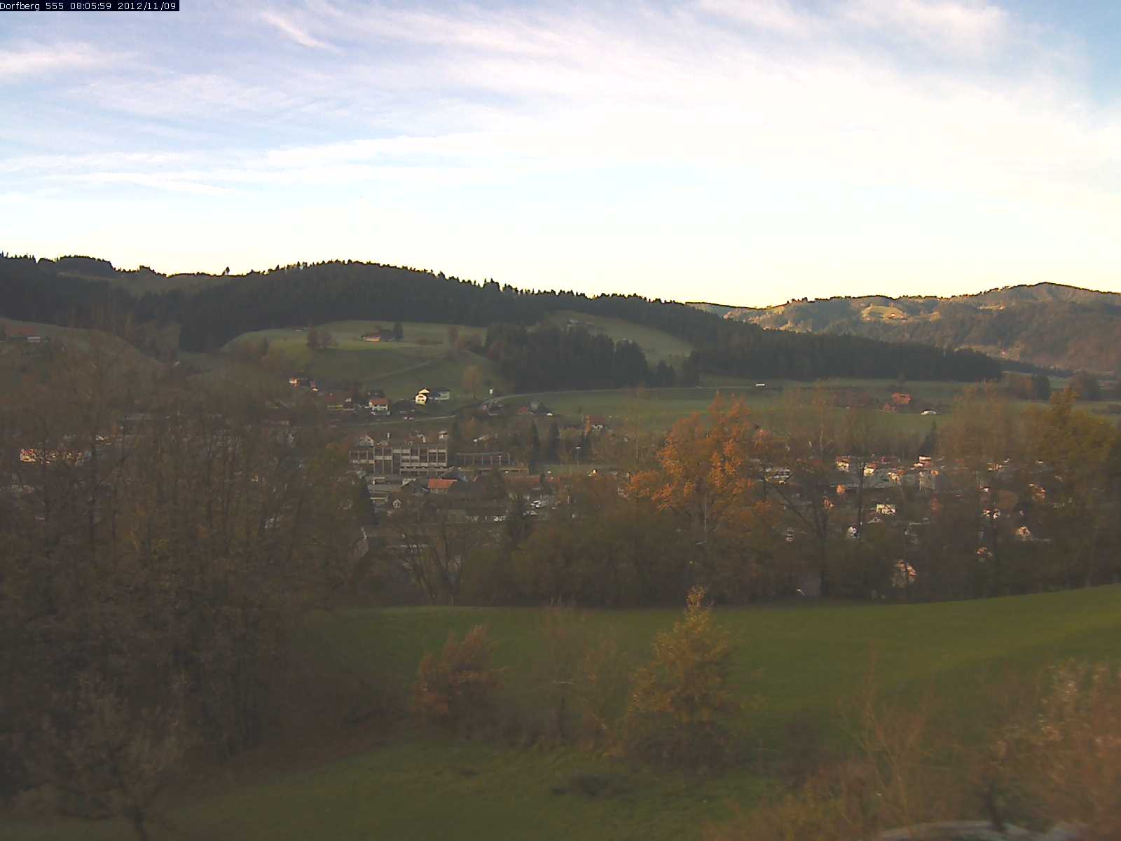 Webcam-Bild: Aussicht vom Dorfberg in Langnau 20121109-080600
