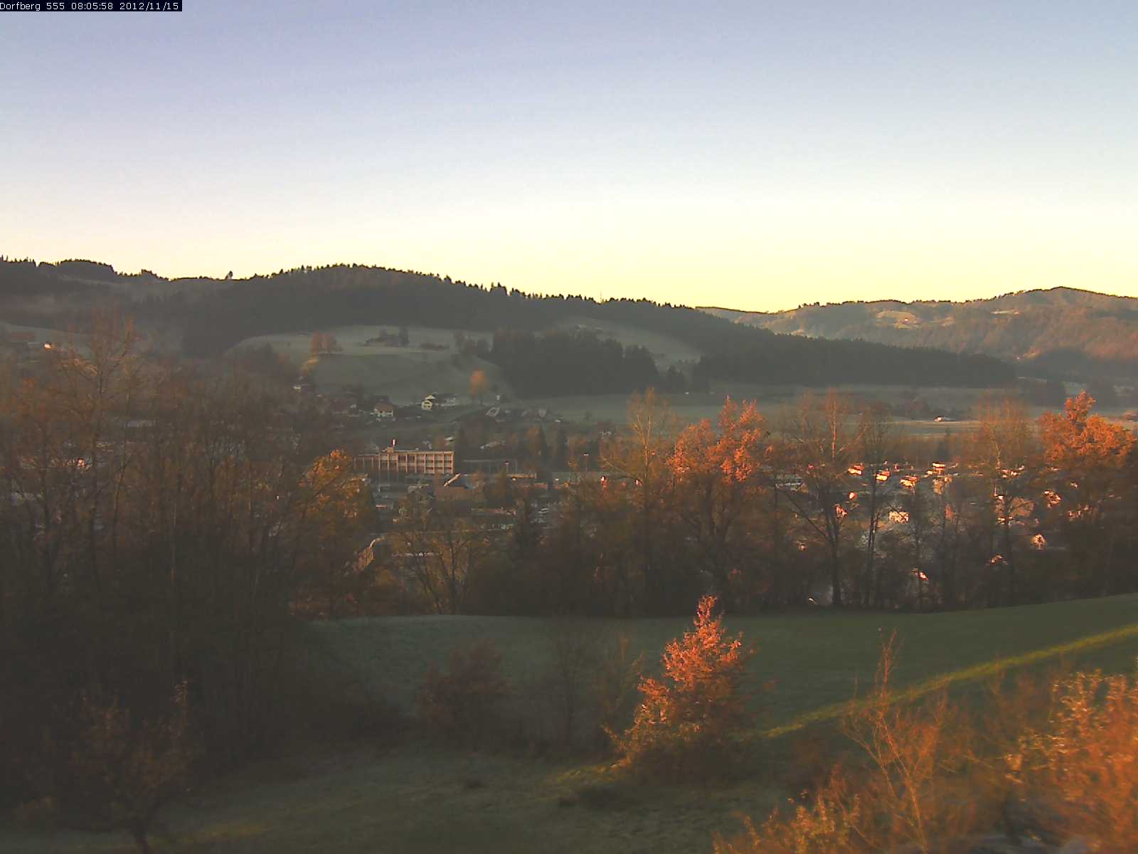 Webcam-Bild: Aussicht vom Dorfberg in Langnau 20121115-080600