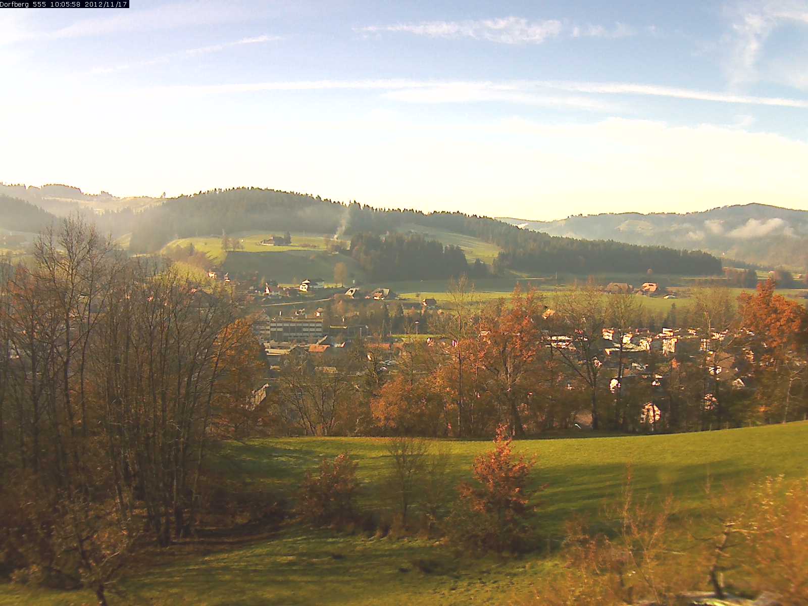 Webcam-Bild: Aussicht vom Dorfberg in Langnau 20121117-100600