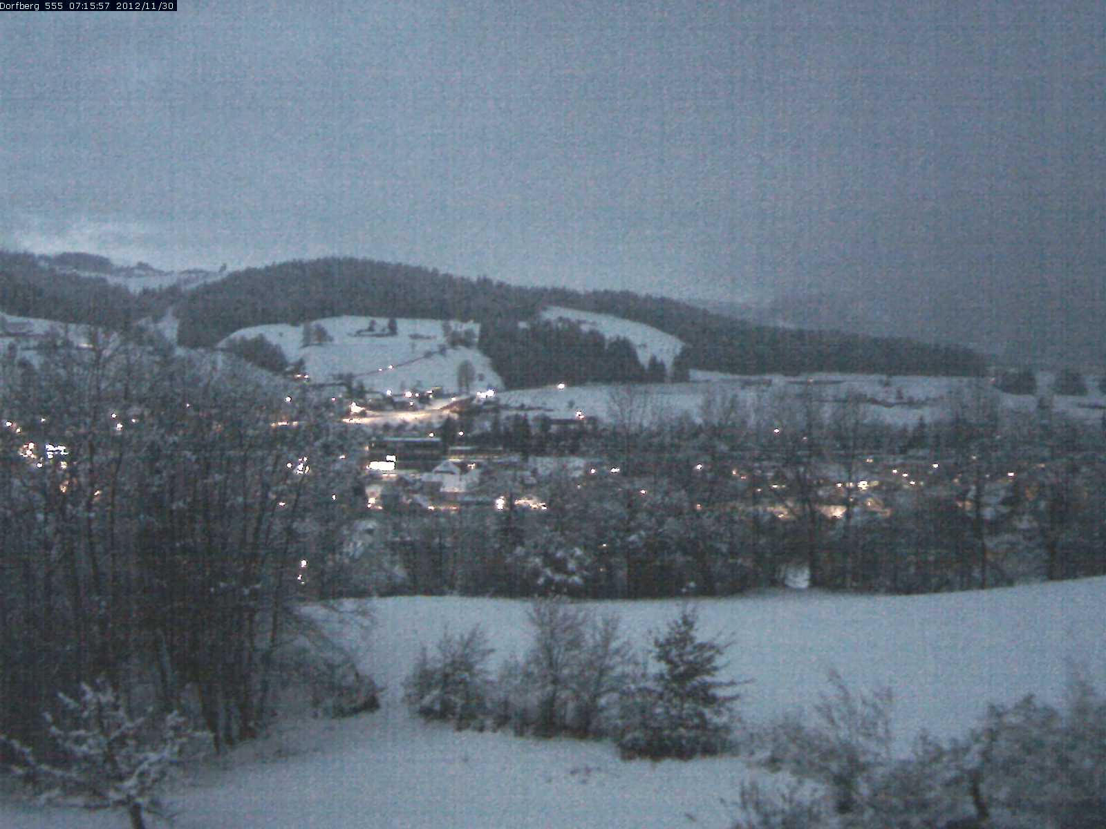 Webcam-Bild: Aussicht vom Dorfberg in Langnau 20121130-071600