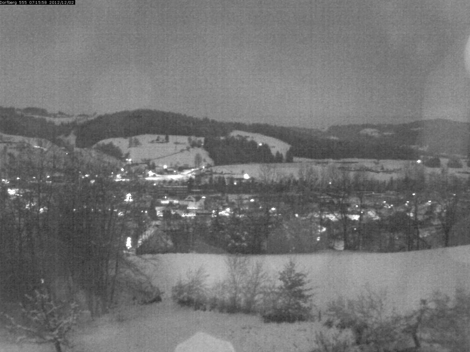 Webcam-Bild: Aussicht vom Dorfberg in Langnau 20121202-071600