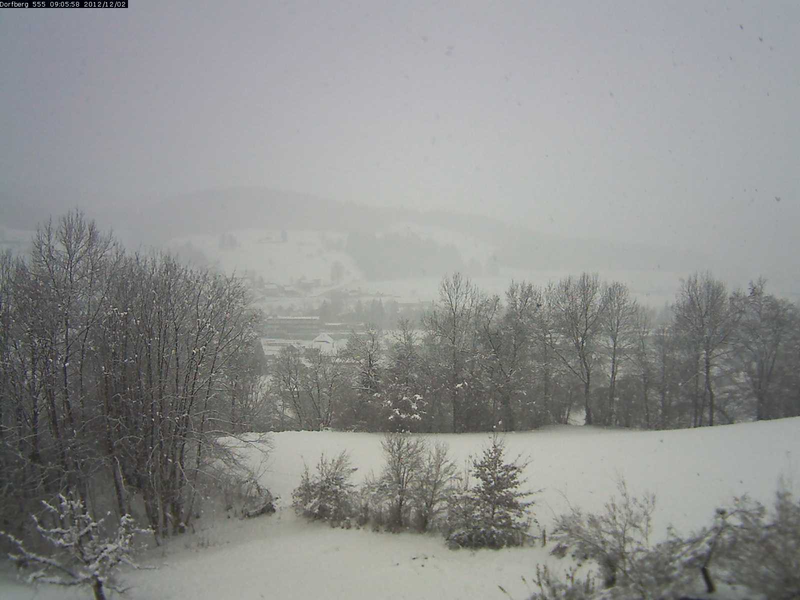 Webcam-Bild: Aussicht vom Dorfberg in Langnau 20121202-090600