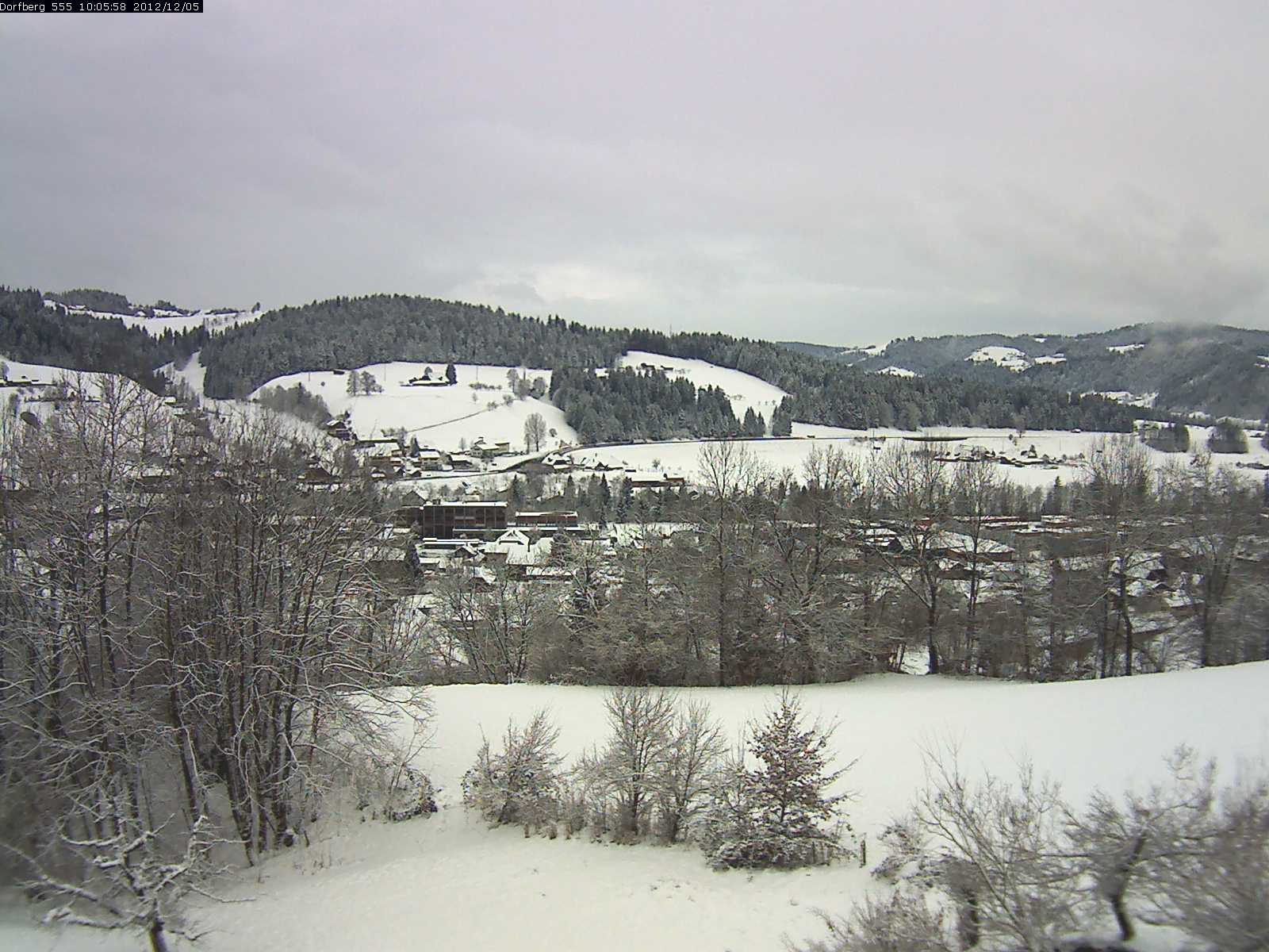 Webcam-Bild: Aussicht vom Dorfberg in Langnau 20121205-100600