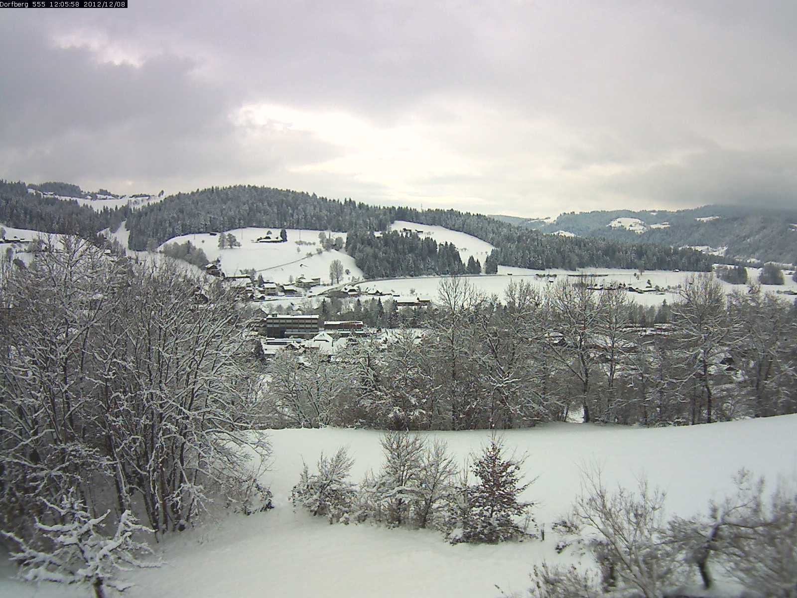Webcam-Bild: Aussicht vom Dorfberg in Langnau 20121208-120600