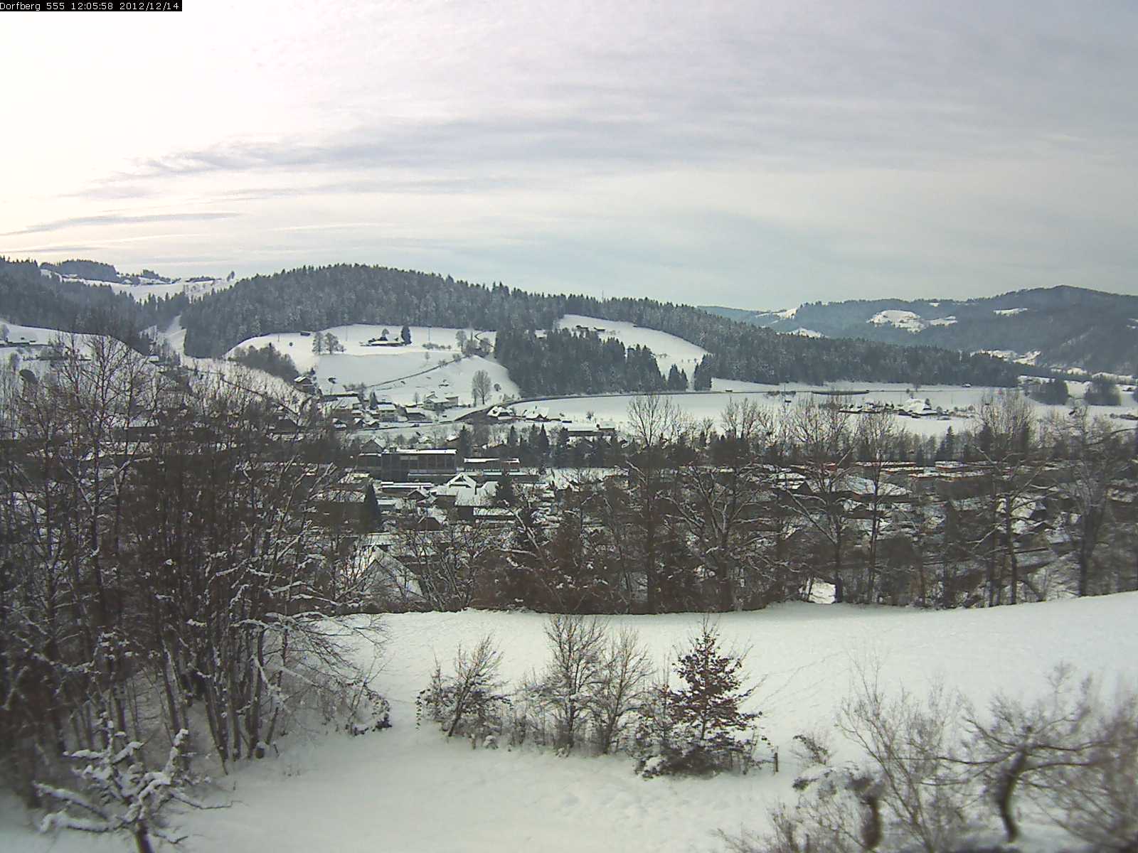 Webcam-Bild: Aussicht vom Dorfberg in Langnau 20121214-120600