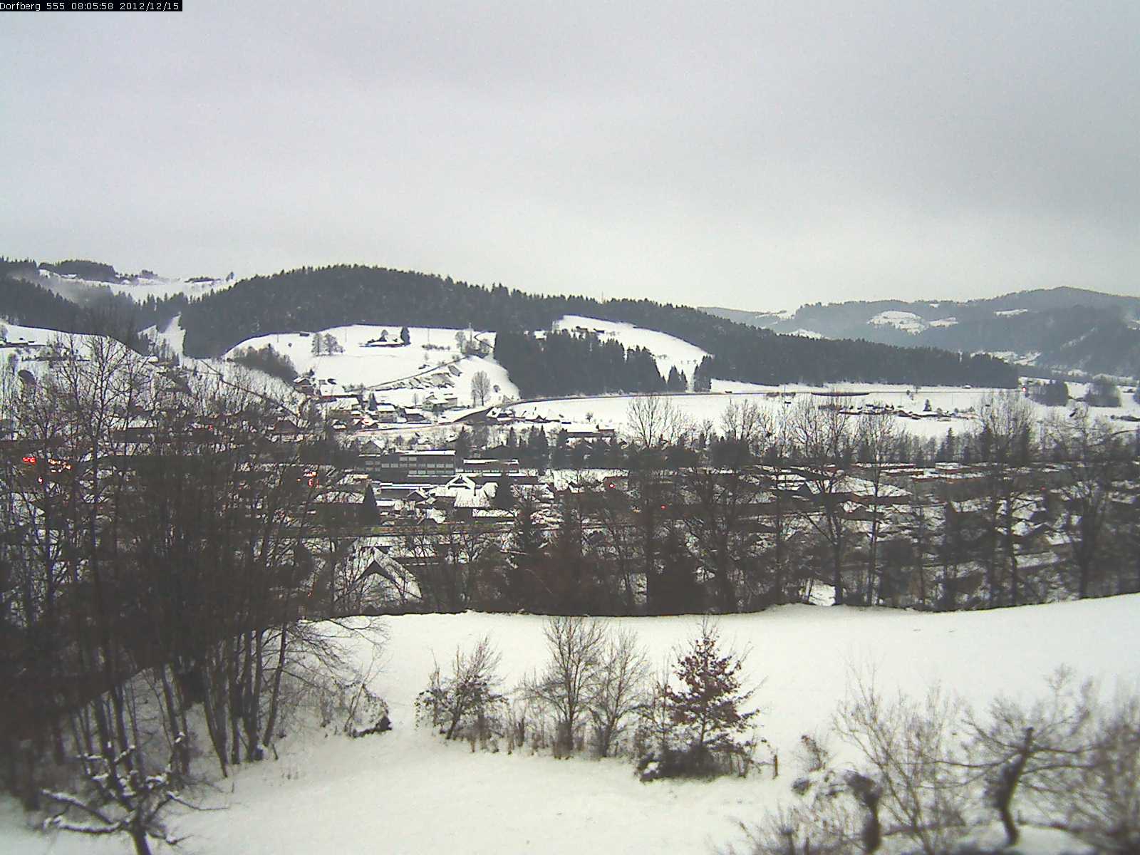 Webcam-Bild: Aussicht vom Dorfberg in Langnau 20121215-080600