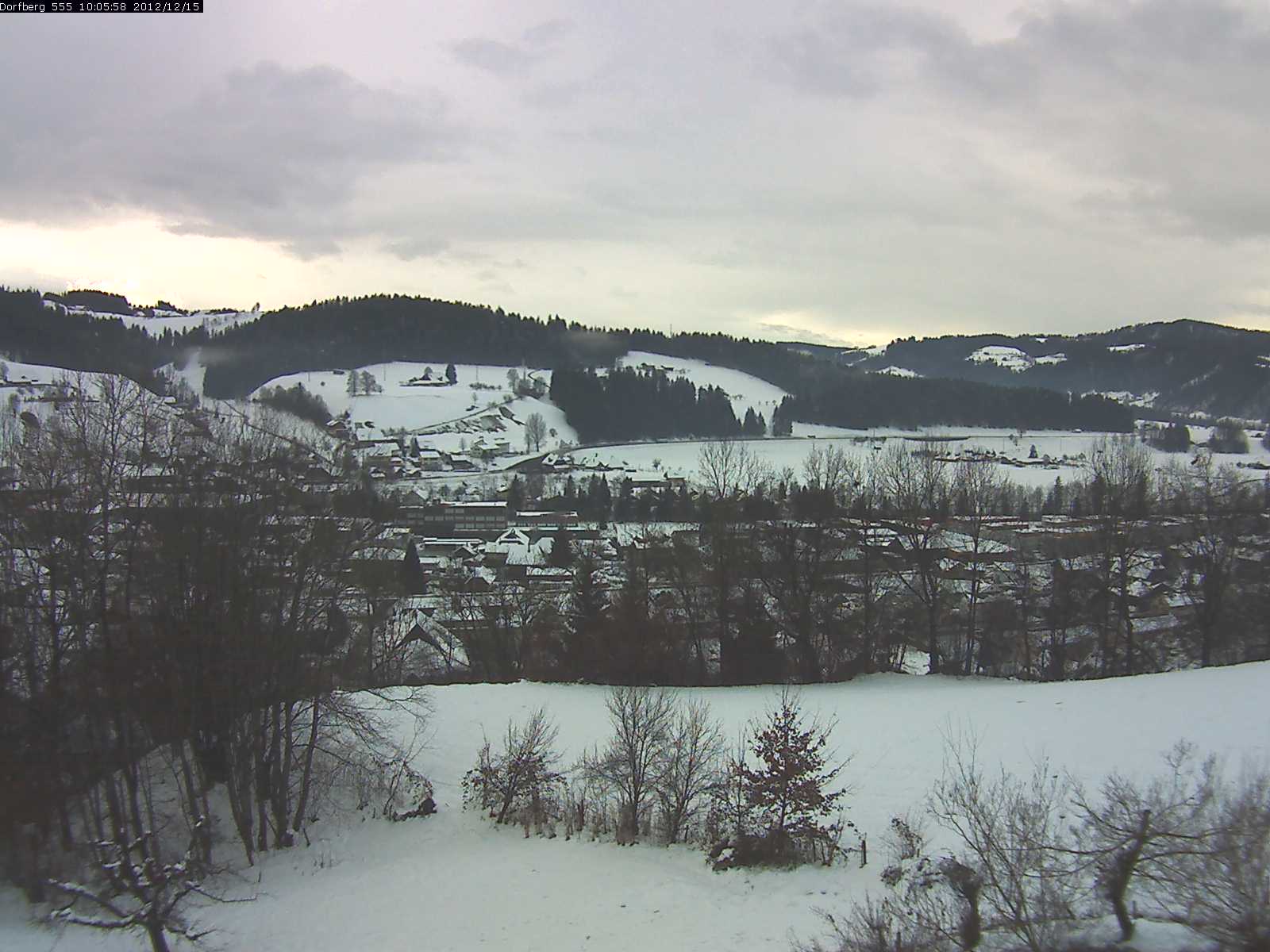 Webcam-Bild: Aussicht vom Dorfberg in Langnau 20121215-100600