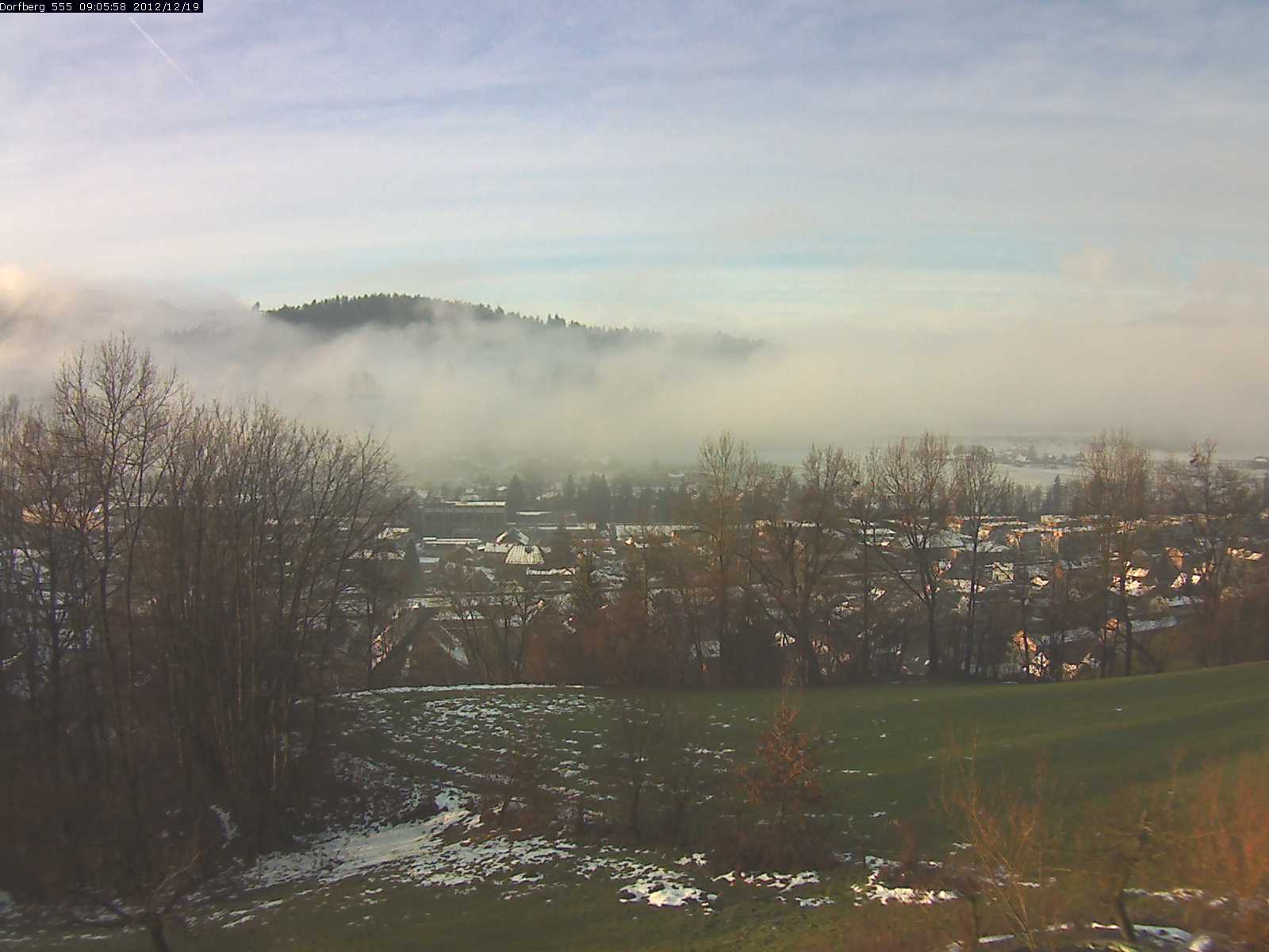 Webcam-Bild: Aussicht vom Dorfberg in Langnau 20121219-090600