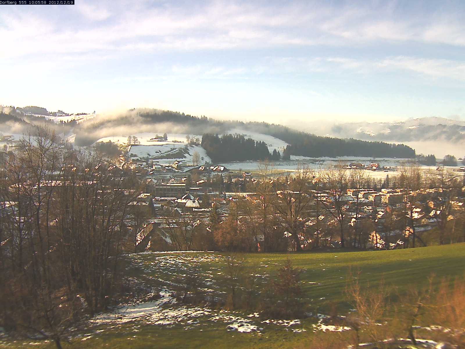 Webcam-Bild: Aussicht vom Dorfberg in Langnau 20121219-100600