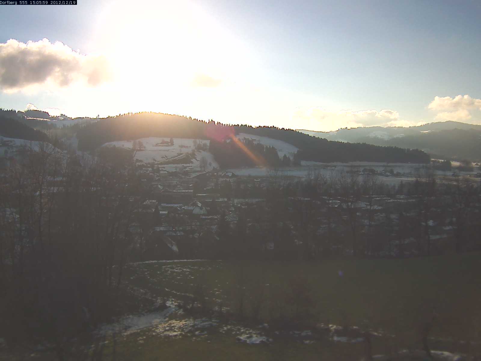 Webcam-Bild: Aussicht vom Dorfberg in Langnau 20121219-150600