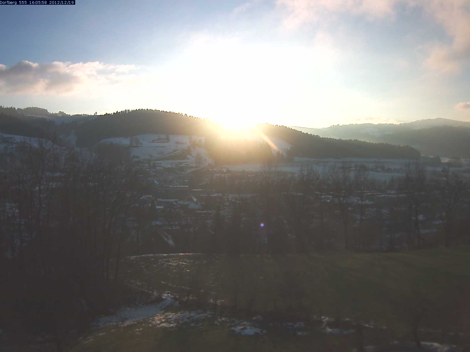 Webcam-Bild: Aussicht vom Dorfberg in Langnau 20121219-160600