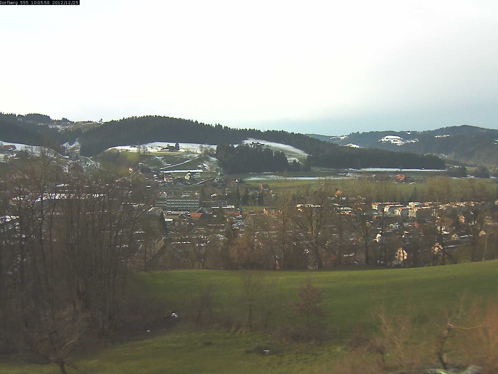 Webcam-Bild: Aussicht vom Dorfberg in Langnau 20121225-100600