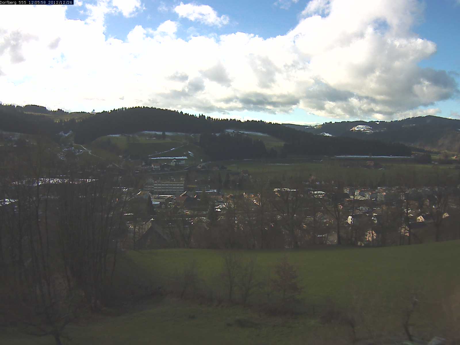 Webcam-Bild: Aussicht vom Dorfberg in Langnau 20121226-120600