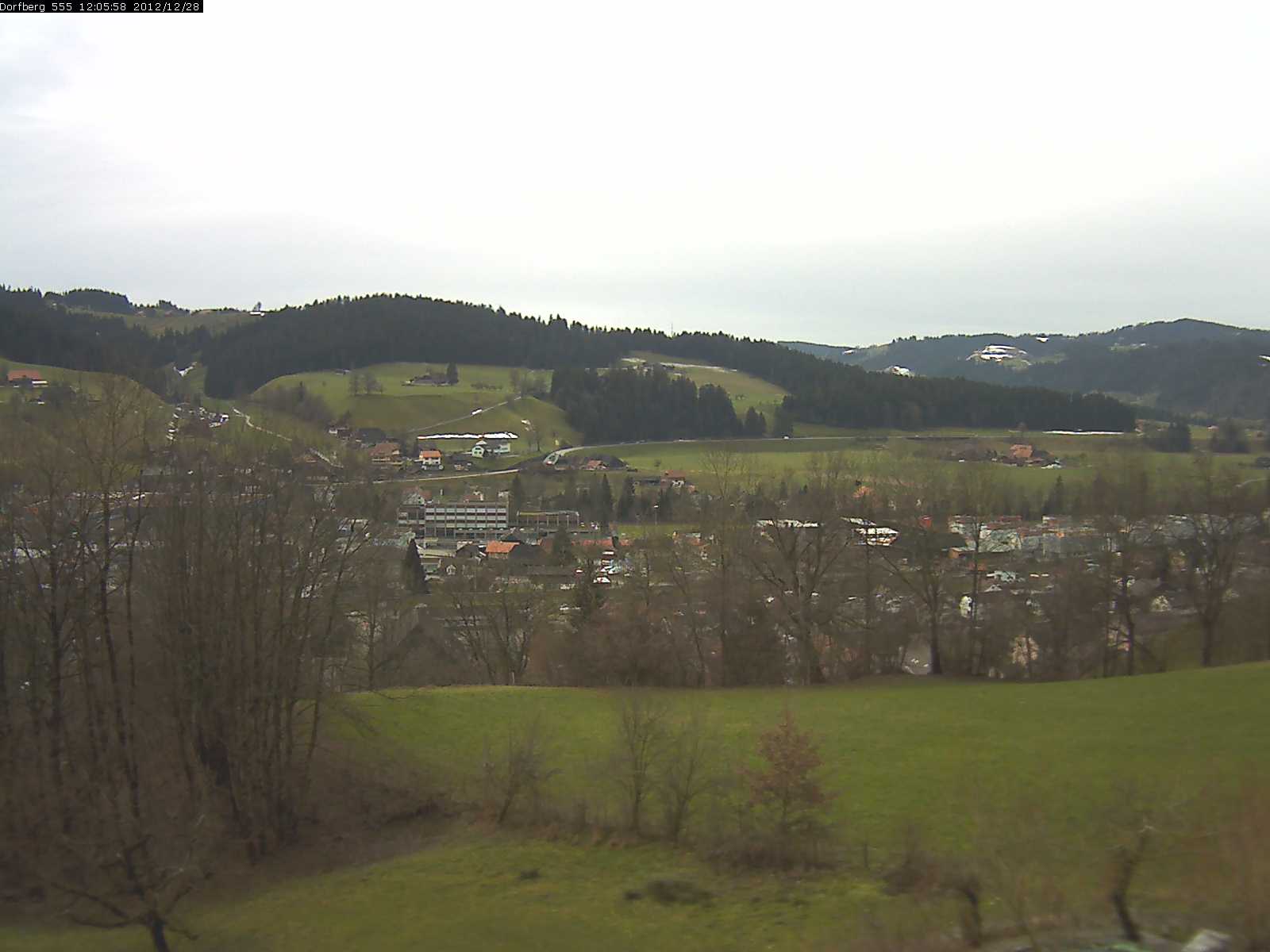 Webcam-Bild: Aussicht vom Dorfberg in Langnau 20121228-120600