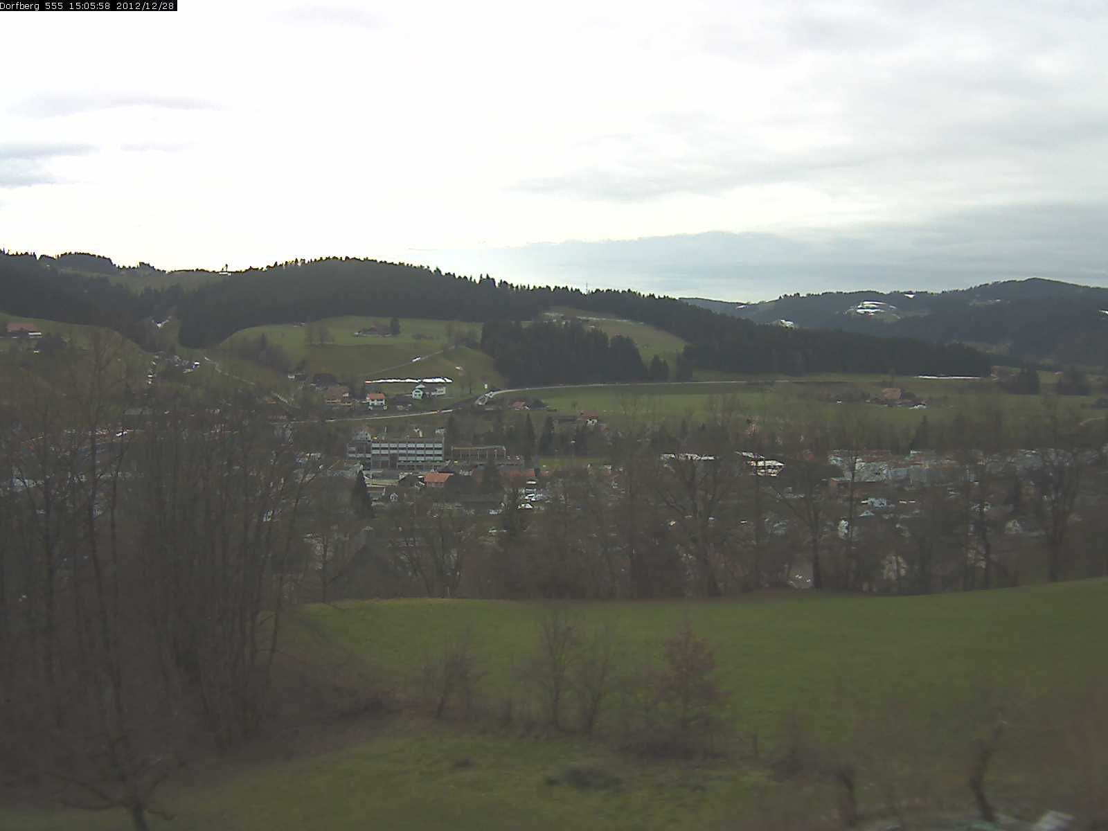 Webcam-Bild: Aussicht vom Dorfberg in Langnau 20121228-150600